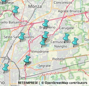 Mappa Via Giosuè Carducci, 20093 Cologno Monzese MI, Italia (5.47)