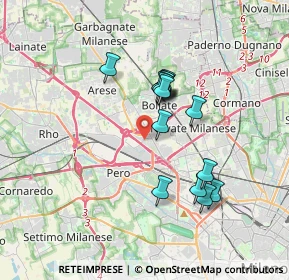 Mappa Via Aquileia, 20021 Bollate MI, Italia (2.965)