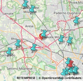 Mappa Via Aquileia, 20021 Bollate MI, Italia (6.727)