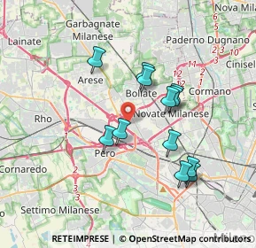 Mappa Via Aquileia, 20021 Bollate MI, Italia (3.12833)