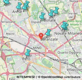 Mappa Via Aquileia, 20021 Bollate MI, Italia (2.86692)