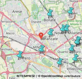 Mappa Via Aquileia, 20021 Bollate MI, Italia (2.7)