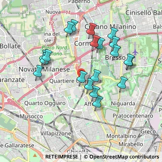Mappa Via Gerolamo Forni, 20161 Milano MI, Italia (1.892)