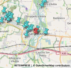 Mappa Piazza G. Garibaldi, 20062 Cassano d'Adda MI, Italia (2.3745)