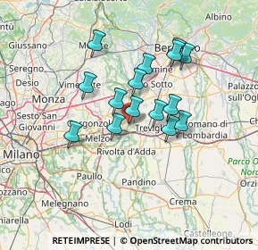 Mappa Piazza Giacomo Matteotti, 20062 Cassano d'Adda MI, Italia (10.90467)