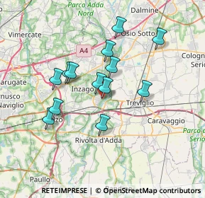 Mappa Piazza Giacomo Matteotti, 20062 Cassano d'Adda MI, Italia (6.07385)