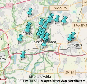 Mappa Piazza Giacomo Matteotti, 20062 Cassano d'Adda MI, Italia (2.802)