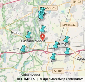 Mappa Via Leonardo da Vinci, 24045 Fara Gera D'Adda BG, Italia (3.82167)