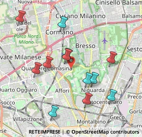 Mappa Via Giuditta Pasta, 20161 Milano MI, Italia (1.94417)