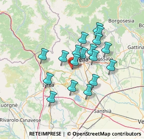 Mappa Via dei Giovani, 13888 Mongrando BI, Italia (11.22556)