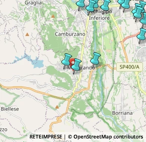 Mappa Via dei Giovani, 13888 Mongrando BI, Italia (3.27813)
