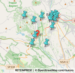 Mappa Via Mombarone, 13888 Mongrando BI, Italia (3.58769)