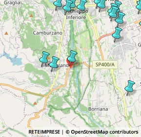 Mappa Via Mombarone, 13888 Mongrando BI, Italia (3.22579)