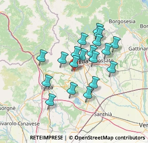 Mappa Via Mombarone, 13888 Mongrando BI, Italia (11.34053)