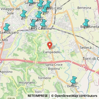 Mappa Via Vulcano, 36100 Vicenza VI, Italia (3.25545)
