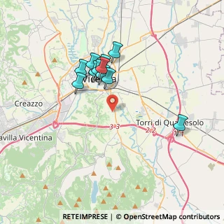 Mappa Via Vulcano, 36100 Vicenza VI, Italia (3.06727)