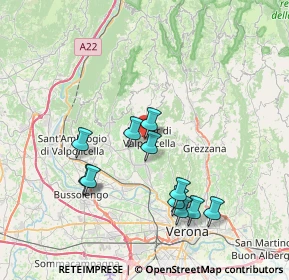 Mappa Via Crosara, 37024 Negrar VR, Italia (7.16545)