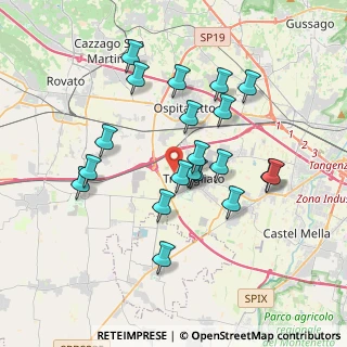 Mappa Via del Conte, 25039 Travagliato BS, Italia (3.379)