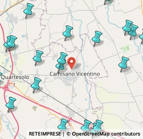 Mappa Via Ponte Napoleone, 36043 Camisano Vicentino VI, Italia (6.074)
