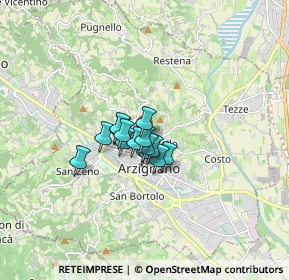 Mappa Via Giuseppe Verdi, 36071 Arzignano VI, Italia (0.83857)