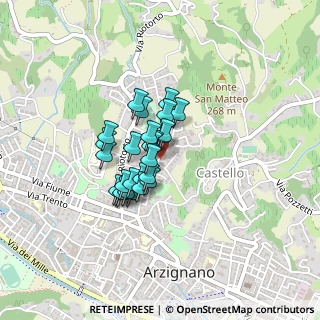 Mappa Via Giuseppe Verdi, 36071 Arzignano VI, Italia (0.27308)