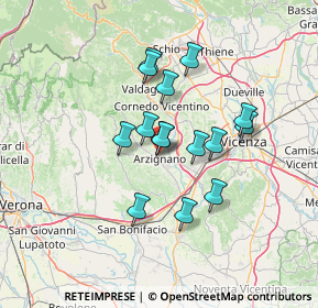 Mappa Via Giuseppe Verdi, 36071 Arzignano VI, Italia (10.72933)