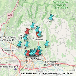 Mappa Viale Olimpia, 37023 Grezzana VR, Italia (7.549)