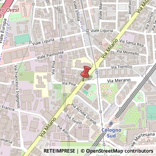 Mappa Via Milano,  92, 20093 Cologno Monzese, Milano (Lombardia)
