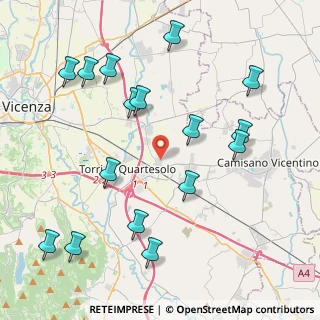 Mappa Via Santo Stefano, 36040 Torri di Quartesolo VI, Italia (4.72375)