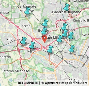 Mappa Via Fiume, 20021 Baranzate MI, Italia (3.55714)
