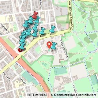 Mappa Via Alessandro Bisnati, 20161 Milano MI, Italia (0.26087)