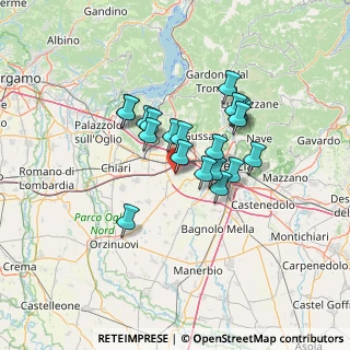 Mappa Piazza Cavour, 25039 Travagliato BS, Italia (10.2965)