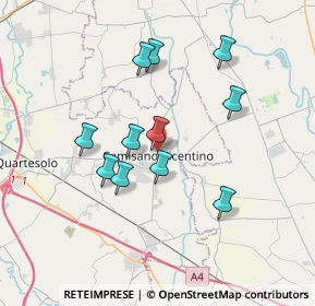 Mappa Via II Risorgimento, 36043 Camisano Vicentino VI, Italia (3.13)
