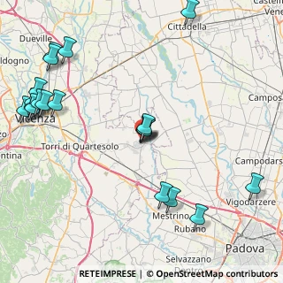 Mappa Camisano Vicentino, 36043 Camisano Vicentino VI, Italia (10.5215)