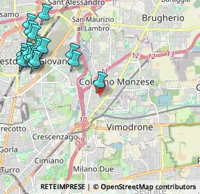 Mappa Via Pisa, 20093 Cologno Monzese MI, Italia (2.81368)