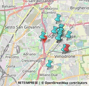 Mappa Via Fratelli Lumiere, 20093 Cologno Monzese MI, Italia (1.47923)