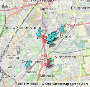 Mappa Via Fratelli Lumiere, 20093 Cologno Monzese MI, Italia (1.13636)