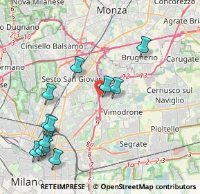 Mappa Via Fratelli Lumiere, 20093 Cologno Monzese MI, Italia (4.69917)