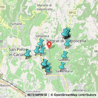Mappa Via Monte Masua, 37020 Marano di Valpolicella VR, Italia (1.7015)