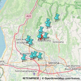 Mappa Via Monte Masua, 37020 Marano di Valpolicella VR, Italia (6.38333)