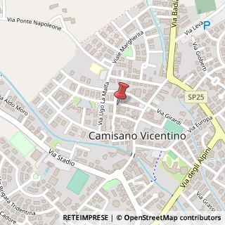 Mappa Via 2? Risorgimento, 23, 36043 Camisano Vicentino, Vicenza (Veneto)