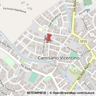 Mappa Via II Risorgimento, 38, 36043 Camisano Vicentino, Vicenza (Veneto)