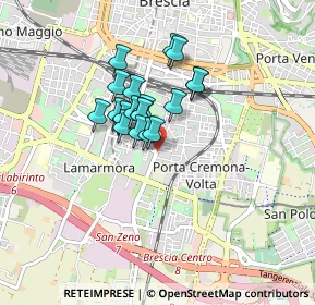 Mappa Via S.Zeno fr. n, 25124 Brescia BS, Italia (0.577)