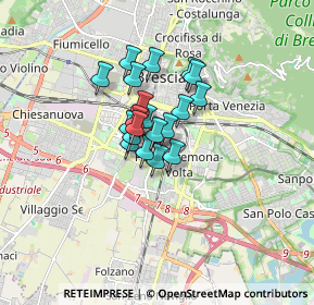 Mappa Via S.Zeno fr. n, 25124 Brescia BS, Italia (0.989)