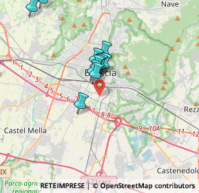 Mappa Via S.Zeno fr. n, 25124 Brescia BS, Italia (3.41083)