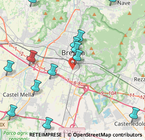 Mappa Via S.Zeno fr. n, 25124 Brescia BS, Italia (5.09769)