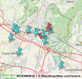 Mappa Via S.Zeno fr. n, 25124 Brescia BS, Italia (3.40545)