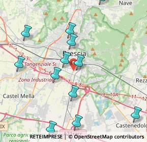 Mappa Via S.Zeno fr. n, 25124 Brescia BS, Italia (4.55083)