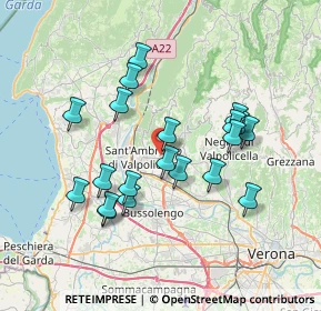 Mappa Via Pigna, 37015 Sant'Ambrogio di Valpolicella VR, Italia (6.7035)