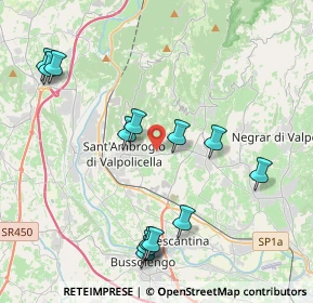 Mappa Via Pigna, 37015 Sant'Ambrogio di Valpolicella VR, Italia (4.46154)
